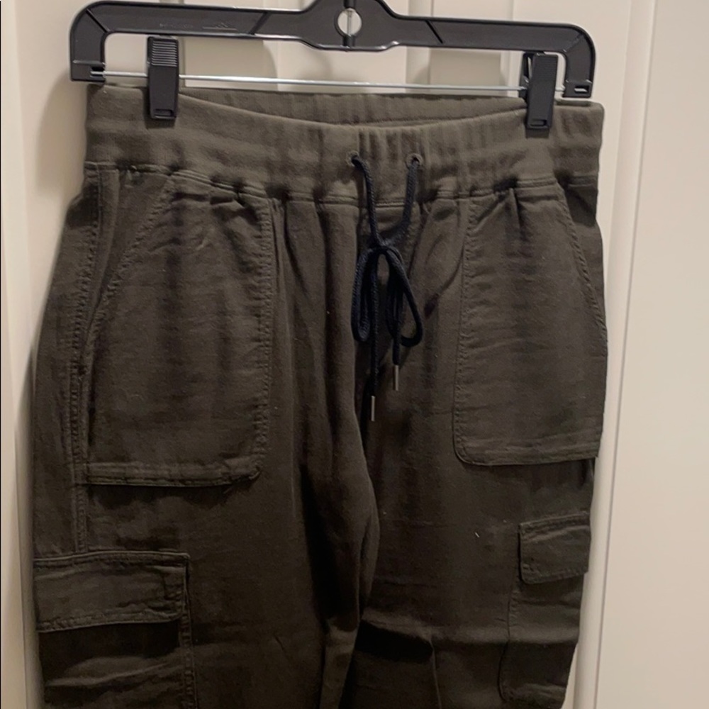 Green cargo pants